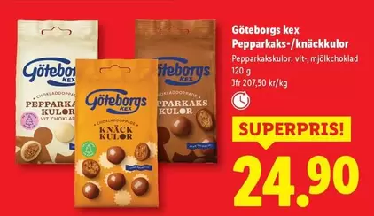 Göteborgs - Pepparkaks-/knäckkulor