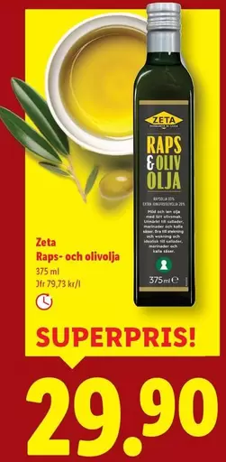 Zeta - Raps- och olivolja