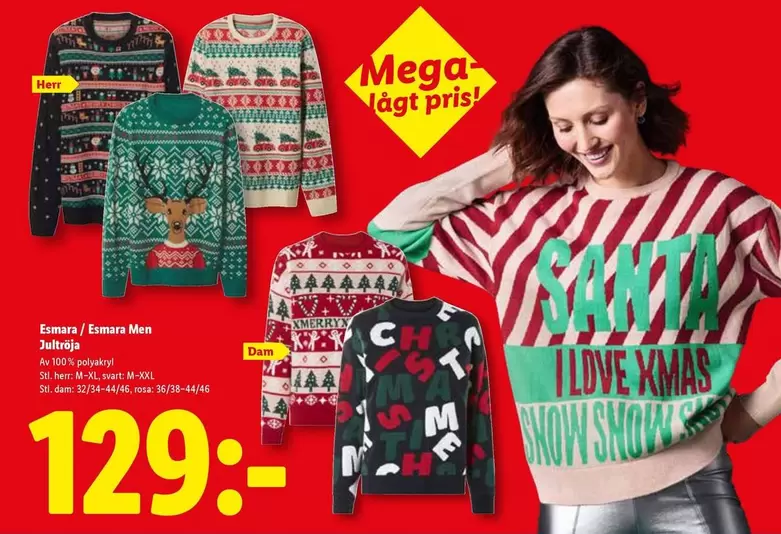 Damers/Herrars Mix Jultröja