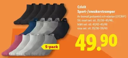 Crivit - Sport-/sneakerstrumpor