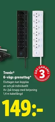 Garant - 6-vägs grenuttag