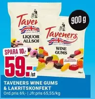 WINE GUMS & LAKRITSKONFEKT