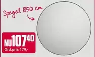 Spegel Ø50 cm