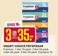 Smart - FRYSPÅSAR
