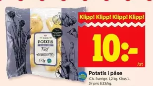 Potatis i påse