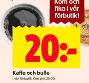 Kaffe och bulle