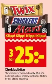 Twix - Chokladbitar
