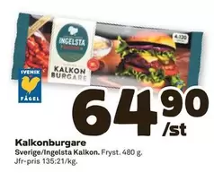Ingelsta kalkon - Kalkonburgare