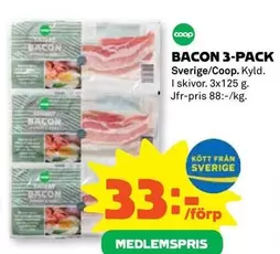 Coop - BACON 3-PACK