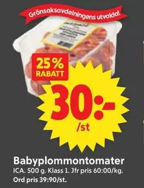 Babyplommontomater