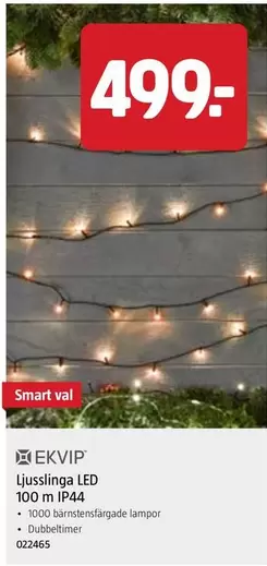 Smart - Ljusslinga LED 100 m IP44