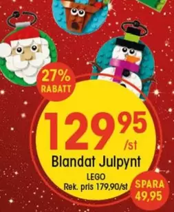 LEGO - Blandat Julpynt