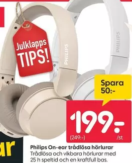 philips - On-ear trådlösa hörlurar