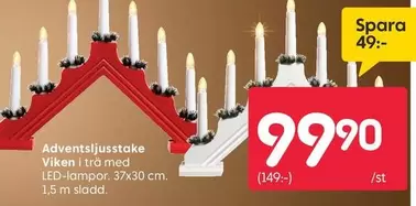 Adventsljusstake Viken