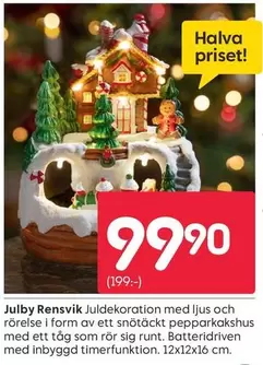 Juldekoration med ljus
