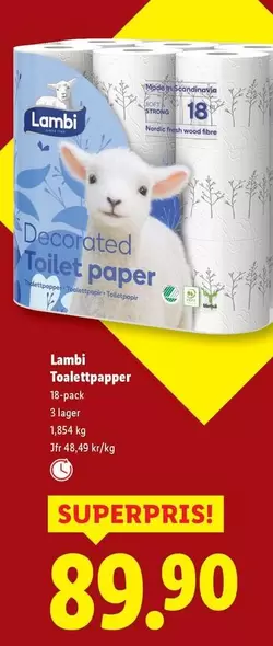 Lambi - Toalettpapper