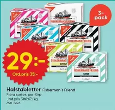Fisherman's Friend - Halstabletter