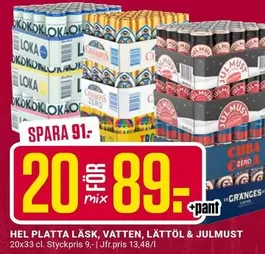 Loka - LÄSK, VATTEN, LÄTTÖL & JULMUST