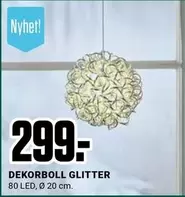 DEKORBOLL GLITTER