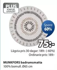 MUNKFORS badrumsmatta