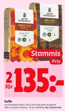 Arvid Nordquist - Kaffe