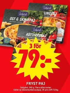 Dafgård - FRYST PAJ