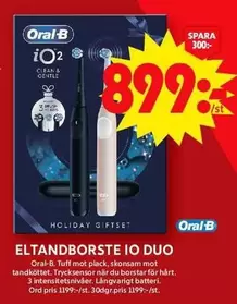 Oral B - ELTANDBORSTE IO DUO