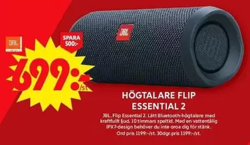 JBL - FLIP ESSENTIAL 2