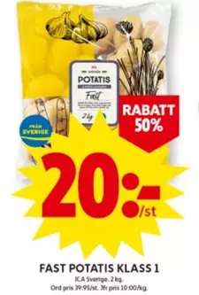 FAST POTATIS KLASS 1