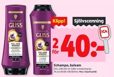Schwarzkopf - Schampo, balsam