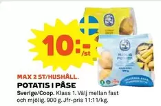 POTATIS I PÅSE