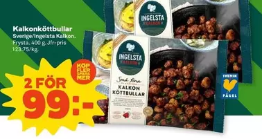 Ingelsta kalkon - Kalkonköttbullar