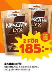 Nescafe - Snabbkaffe