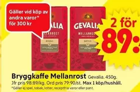 gevalia - Bryggkaffe Mellanrost