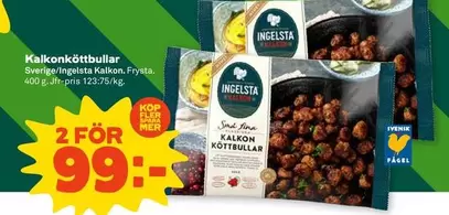 Mer - Kalkonköttbullar