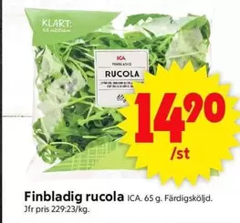 Finbladig rucola