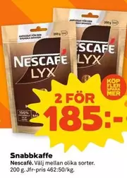 Nescafe - Snabbkaffe