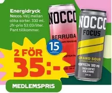 Energidryck Nocco