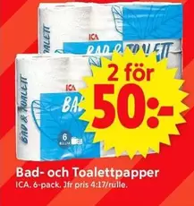Bad- och Toalettpapper