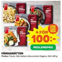 Findus - FÄRDIGRÄTTER