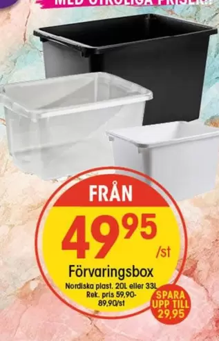Nordiska Plast - Förvaringsbox