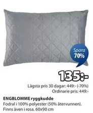 ENGBLOMME ryggkudde
