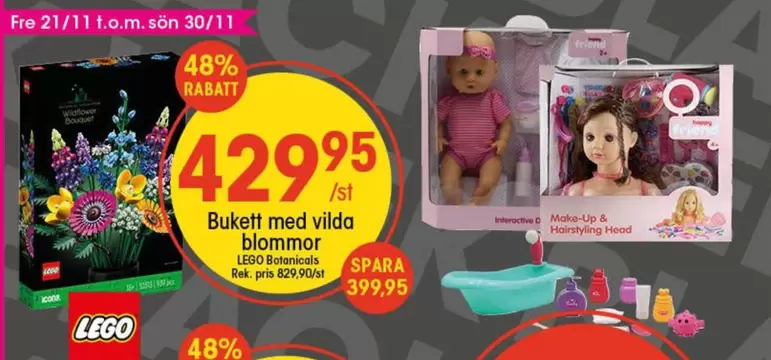 LEGO - Bukett med vilda blommor