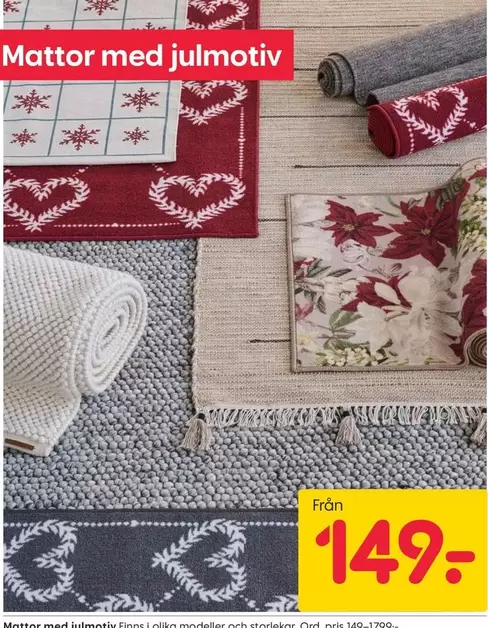 Mattor med julmotiv