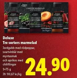 Deluxe - Tre sorters marmelad
