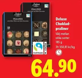 Deluxe - Choklad-praliner