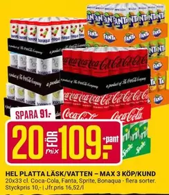 coca-cola - LÄSK/VATTEN
