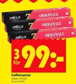 Zoegas - Kaffekapslar