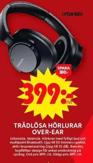 Urbanista - TRÅDLÖSA HÖRLURAR OVER-EAR