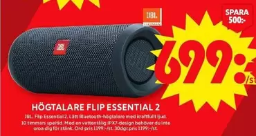 JBL - FLIP ESSENTIAL 2